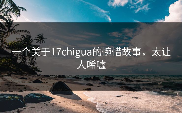 一个关于17chigua的惋惜故事，太让人唏嘘